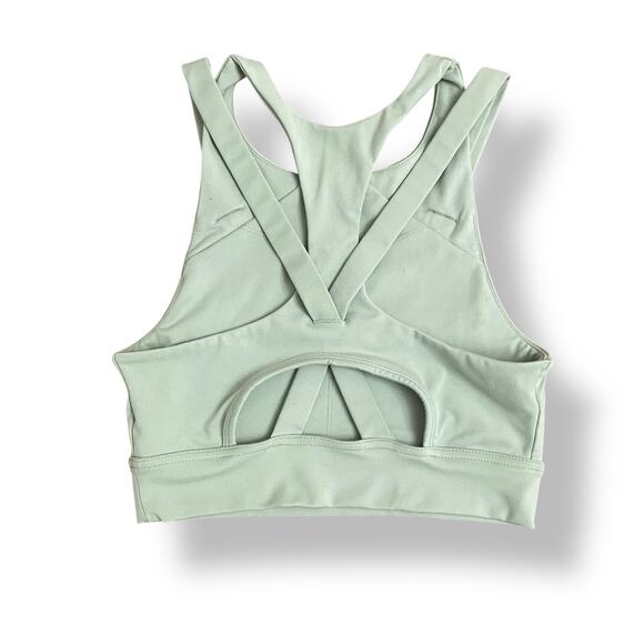 La Kottee Los Angeles Sage Green Strappy Racerback Sports Bra Top Size Small - Picture 5 of 7